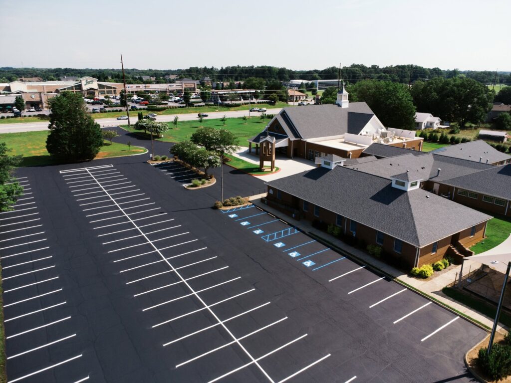 Parking Lot Striping Services for Greenville Commercial Properties