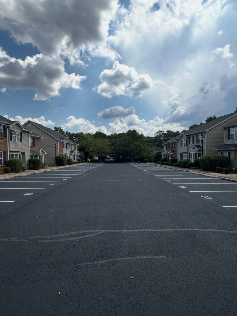How Asphalt Sealcoating Shields Apartment Parking Lots from UV Damage